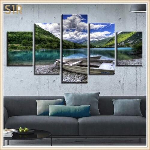 Beautiful Scenery HD Printed 5 Piece Canvas Art Scenery Painting Wall Pictures for Living Room Home Decor Anime Poster Wall Art