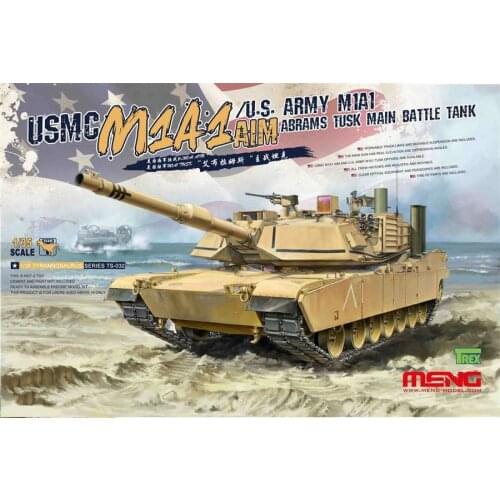 Meng Model TS-032 1/35 USMC MBT Abrams M1A1 AIM Model Kit