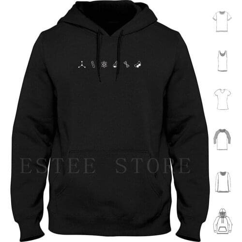 Science Hoodies Science Scientists Physics Chemistry Biology Genetics Dna Atom Molecule Goggles Test Tube Flask