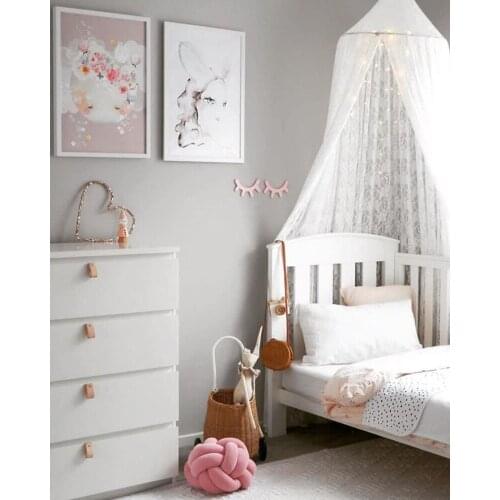 New INS Nordic Childrens Room White Lace Dome Bed Account Bed Models Hot Sale CustomRoom Decor Toys