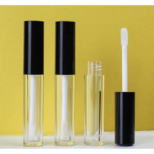 Empty Clear Liquid Lipstick Refillable Bottle 2ML Cosmetic Lip Gloss Tube Balm Container Travel Size Cosmetic Sample Containers