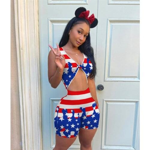 Red Blue Patchwork Hollow Out Skinny One Piece Club Outfits For Women Jumpsuits Romper Bodycon Playsuit Summer 2021 Swimsuit