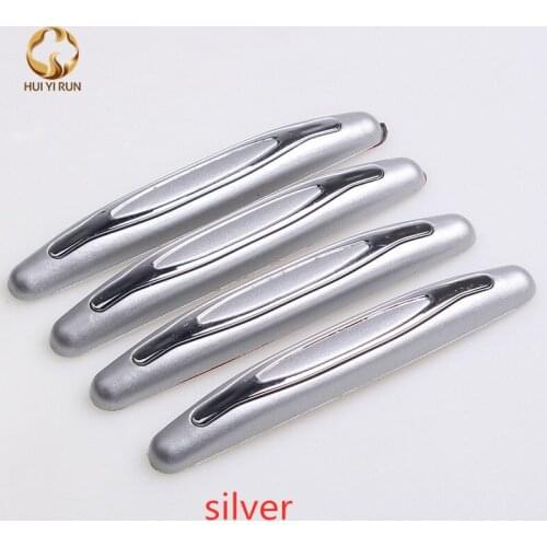 4 pcs Universal Car Door Edge Scratch Protector Trim Sticker Anti-collision Protector Guard Strip Bumper Strip