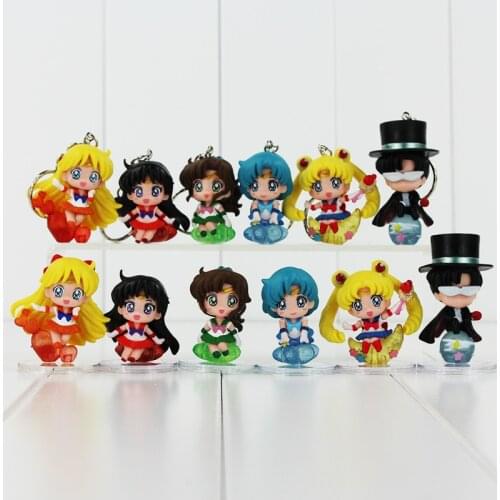 6pcs/lot Anime Pendant Figure PVC Action Figure Toy
