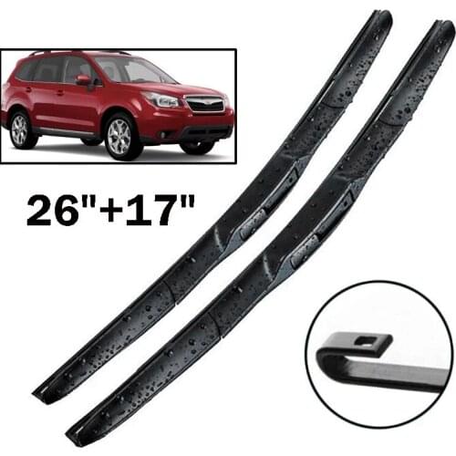 Car Front Wiper Strip Windshield Windscreen Front Window Car Accessories for Subaru Forester SJ 2012 - 2018 2017 2016