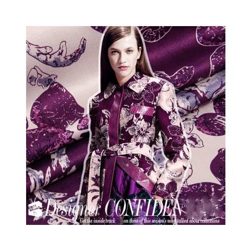 Bauhinia high cotton silk linen and major suit fabric wholesale silk linen printing spring