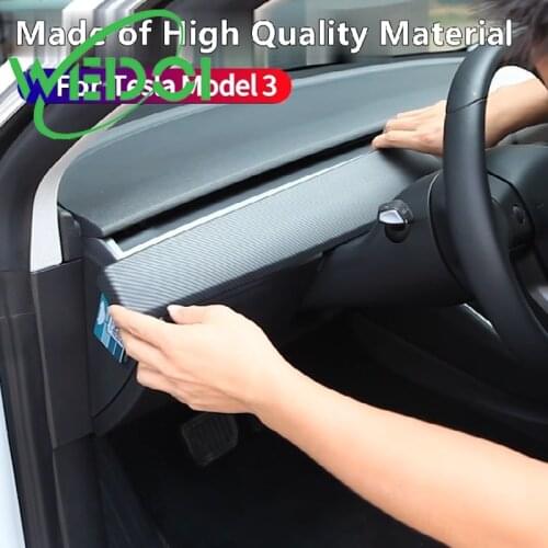 Carbon Fiber Center Console Dashboard Panel Trim For Tesla Model 3 Car accessories 2020