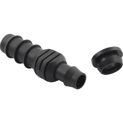 DN20 to DN16 Pipe Bypass Barb Straight Double Way Connector with 17mm Sealing Ring Garden Agriculture Drip Irrigation Joint 3Pcs