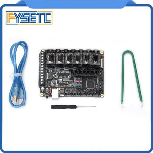 6pcs Stepping Motor Driver ST820+ FYSETC F6 V1.3 Board ALL-in-one Electronics Solution Mainboard For 3D Printer CNC Devices