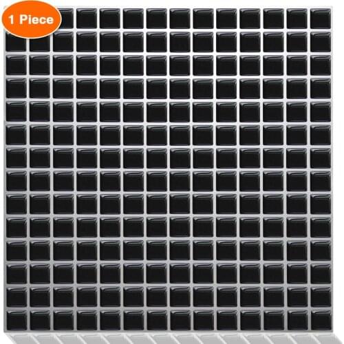 Fancy tiles Black Wall Stickers