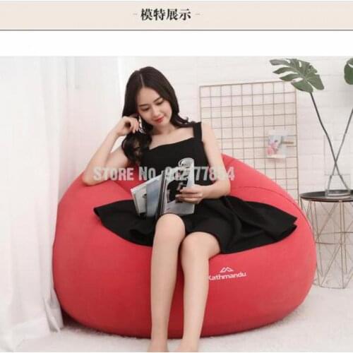 Lazy inflatable sofa net celebrity single home vibrato tatami leisure living room bedroom small apartment bean bag chair