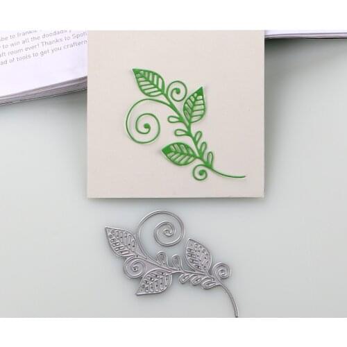 DUOFEN METAL CUTTING DIES traditional stencil vines branches leaves DIY Scrapbook Paper Album 2019 new