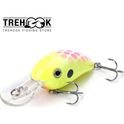 TREHOOK 4cm 5g Floating Mini Crankbaits Fishing Lure Artificial Hard Bait Trolling Wobblers Pike Fishing Tackle Lures Minnow