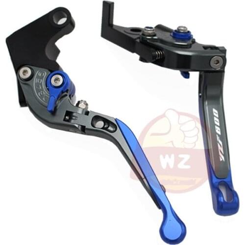 Motorcycle Adjustable Folding Extendable Brake Clutch Lever For YAMAHA R6 YZF600 1999 2000 2001 2002