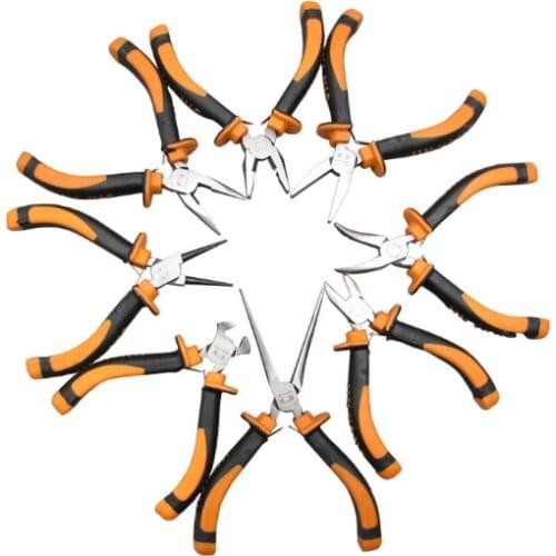 5 Professional Mini Pliers Set for Jewelry Making Craftsman Small Round Nose Needle Long Nose Multitool Pliers and Cutters