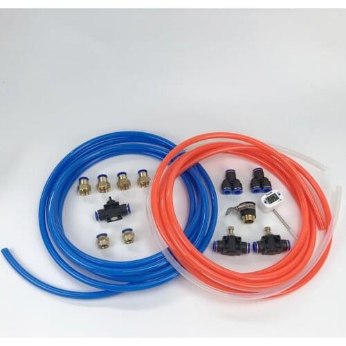 Free Shipping New Set Of Cooling Water System For Home Brewing,Pneumatic Parts And Hoses
