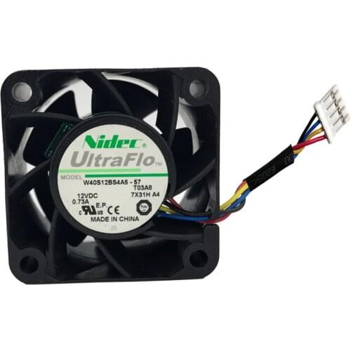 Wholesale Nidec W40S12BS4A5-57 4028 40x40x28mm 4cm DC 12V 0.73A Server Axial Cooling Fan