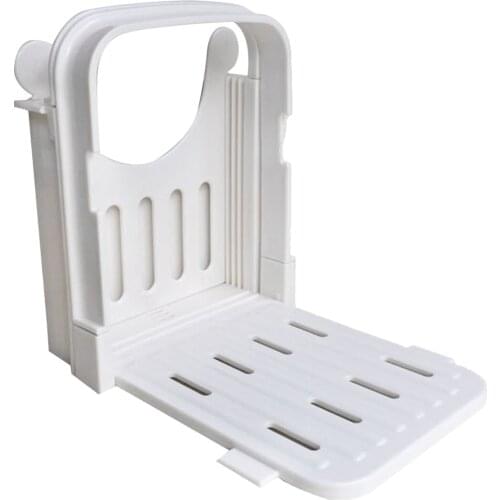 Folding Bread Slicer Adjustable Bread Loaf Slicer Cutter Bread Slicing Machine For Bread Baked Bread Loaves Bagel Cake Ham