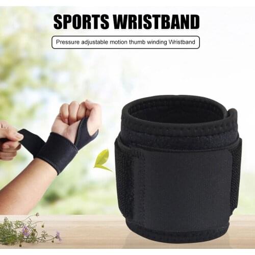 Sports Wristband Adjustable Thumb Wrap Basketball Wristband for Boys and Girls M2
