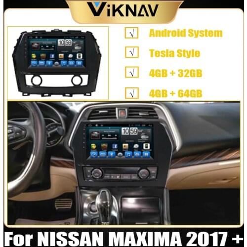 Tesla style Android car radio multimedia player for NISSAN MAXIMA 2017 car GPS navigation DVD Player