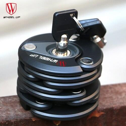 Wheel Up Bicycle Lock Anti-theft Chain Hamburger Lock Mountain Road Bike Bicycle Accessories Electric Bike Fixed Folding Lock