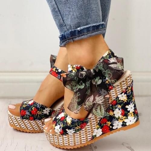 Women Wedges Shoes Summer Sandals Women fashion Style Party Platform High Heels Shoes Woman