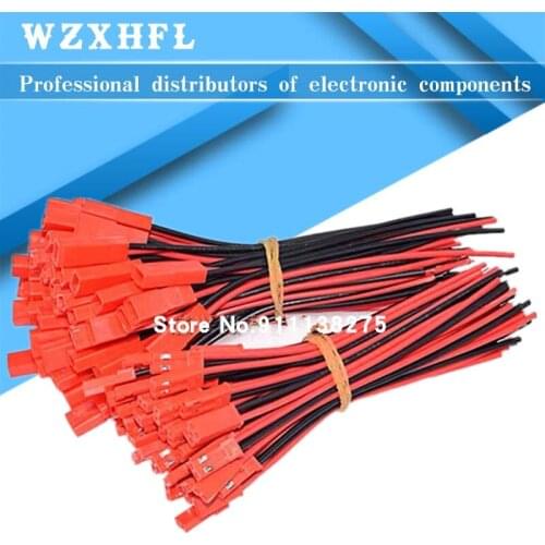 IMC Hot 10 Pairs 100mm JST Connector Plug Cable Male+Female for RC Battery