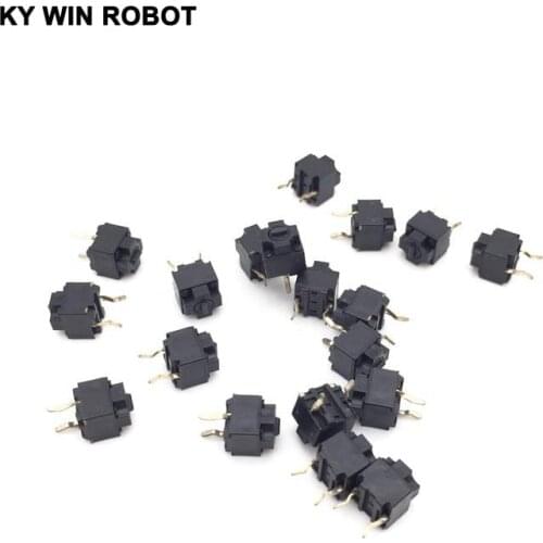 10 PCS/LOT Japan Logitech square mouse micro switch EVQP0E07K IE4.0 Baolei shark Microsoft black spots 6 * 6 * 7.45