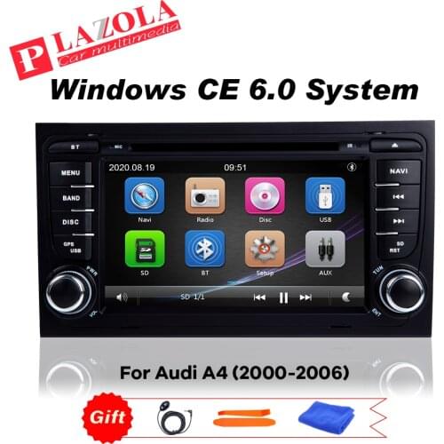 2 Din CAR Navigation GPS DVD Player For Audi A4 B6 B7 S4 B7 B6 RS4 B7 SEAT Exeo 2002-2008 Automotivo Radio Stereo DAB Bluetooth