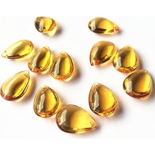 20pcs/lot 22mm Multicolor Crystal Glass Smooth Water Drops (Free rings) Christmas Tree Decoration, Glass Ornaments Accessories