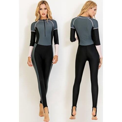 Wetsuit Sunscreen Long-sleeved Swimsuit Snorkeling Suit 2020 Japan South Slimming Conservative Koarh Female Women Sbart