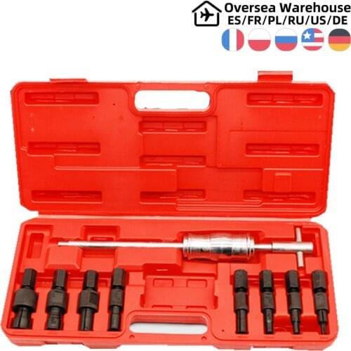 9Pc Blind Hole Slide Hammer Pilot Bearing Puller Internal Extractor Removal Kit 8-32MM