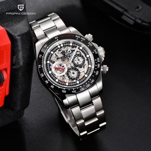PAGANI DESIGN 2021 New Mens Watches Automatic Movement Watch For Men Luxury Stainless Steel Waterproof Sport Clock reloj hombre