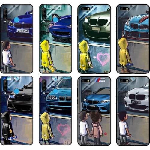 Black tpu Case For Huawei Honor 20 Lite 10 10i 20S 30S 30 Case Honor 7A 5.45 7s 7C 5.7 Case Cover Boy Watch Sports Car JDM Drift