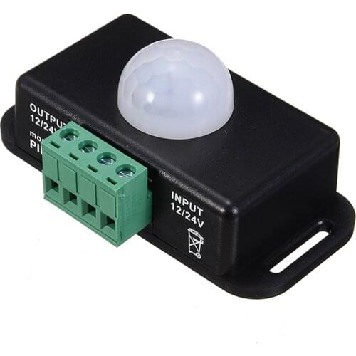 DC 12V-24V Automatic Infrared PIR Motion Sensor Switch Detector 6A Switch Accessories For LED Light Strip Lamp