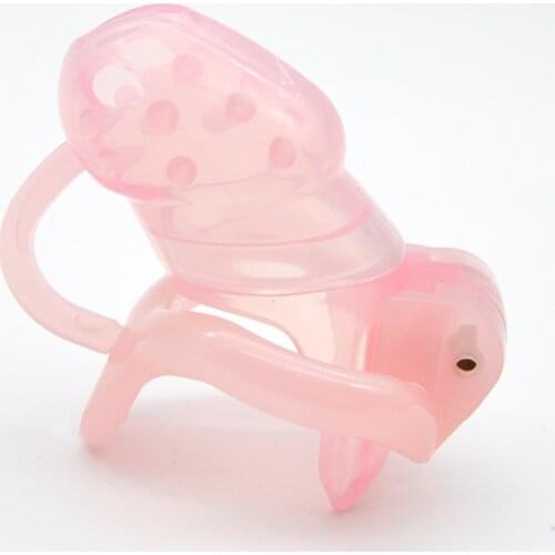 V3 Long Male Chastity Device, Barbed Silicone Cage With fixed Resin Ring, Penis Ring, Cock Ring,Chastity Belt, A363