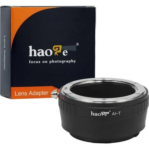 Haoge Manual Lens Mount Adapter for Nikon Nikkor F / AI / AIS / D Lens to Leica L Mount Camera such as T , Typ 701 , Typ 601