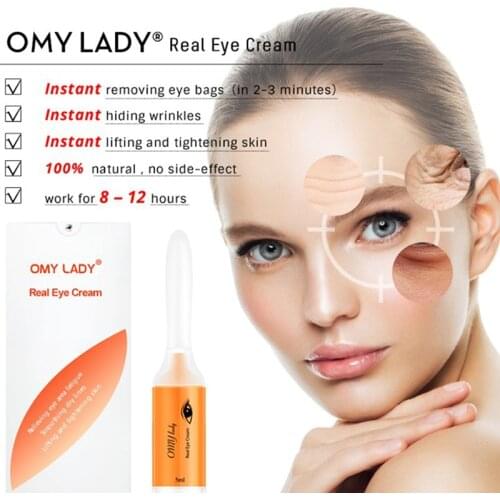 OMY LADY Eye Cream Instant Remove Eyebags Firming Eye Anti Puffiness Dark Circles Under Eye Anti Wrinkle Anti Age Eye Care Cream