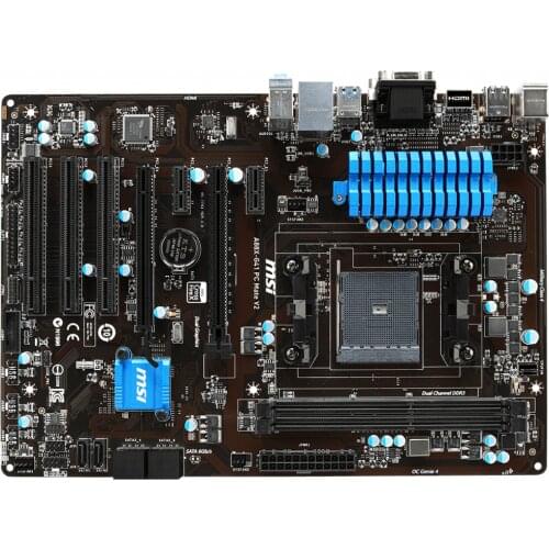 For MSI A88X-G41 PC MATE V2 esktop Motherboard Socket FM2+ For AMD A88X DDR3 SATA III Used Original Mainboard