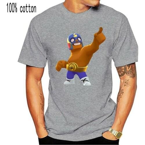 Anna B Guillaume Mens Classic El Primo Cotton Fashion T-Shirts Black