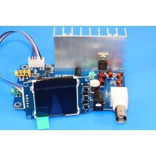 DIY kits 5W 76M-108MHZ 7W Max stereo PLL FM transmitter suite DIY kits power frequency adjustable volume + LCD display