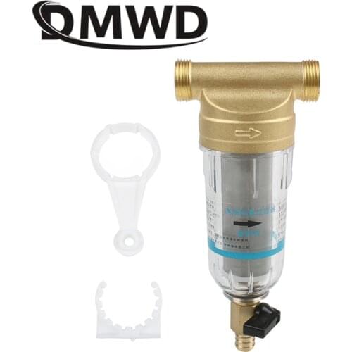 DMWD Central Water Pre-filter Front Purifier Copper Lead Backwash Remove Rust Contaminant Sediment Pipe indirect drink Cleaner