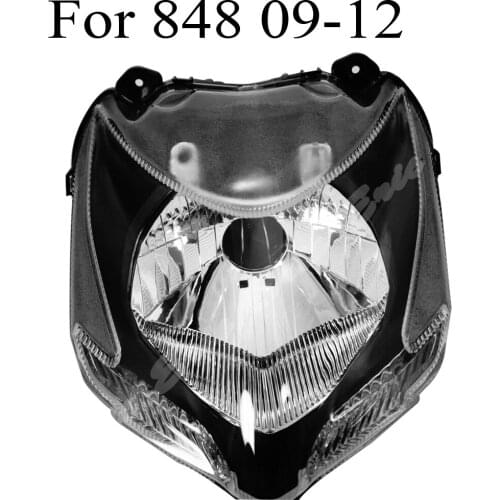 Motorcycle Front Headlight Lamp Assembly For DUCATI 848 Streetfighter 2009 2010 2011 2012 Clear Lens