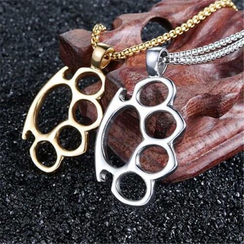 Titanium Steel Pendant For Chain/Necklace/Bracelet Silver&Gold Color Finger Tiger