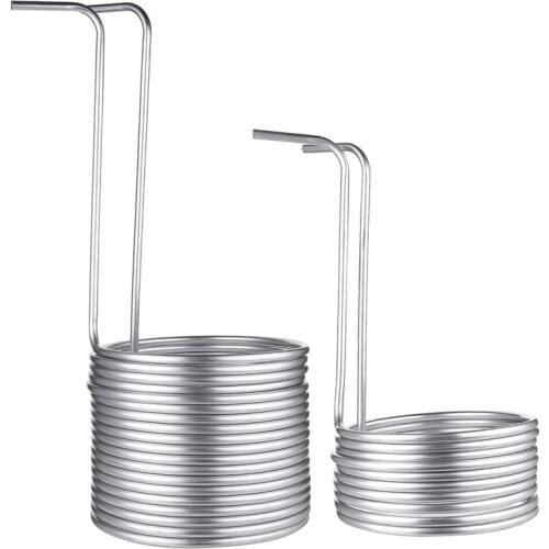 Stainless Steel Immersion Wort Chiller Tube 4 Sizes For Home Brewing Wort Chiller Super Efficient Home Wine Making Machine Part