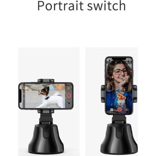 Useful 360 Degree Smart Follow-Up Gimbal Mobile Phone Holder for Photo Vlog Real-Time Video Recording Photos