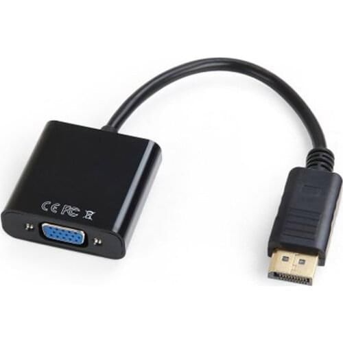 DisplayPort to VGA Cable DP to VGA Adapter DP Cable Display Port DP Male to VGA Female Adapter Cable for Monitor Projector