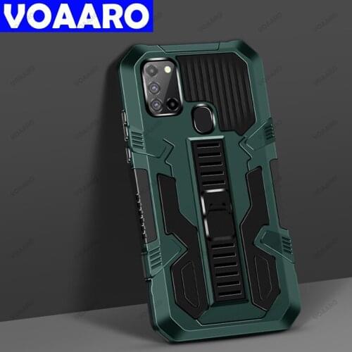 Shockproof Bracket Phone Case For Samsung Galaxy M02 M12 Anti-Fall Armor Protective Cover For Samsung A03S A02 A22 A32 5G Case