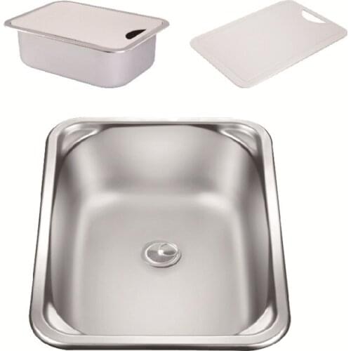 280*380*136mm Stainless Steel Sink with Plastic Lid GR-566 Boat Caravan RV