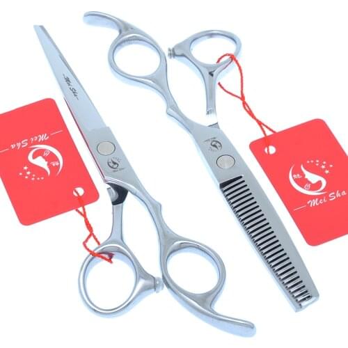 6.0 Inch Japanese Steel Dog Scissors Straight Cutting Shears Thinning Tijeras Professional Grooming Scissors Haircut Tool A0144A